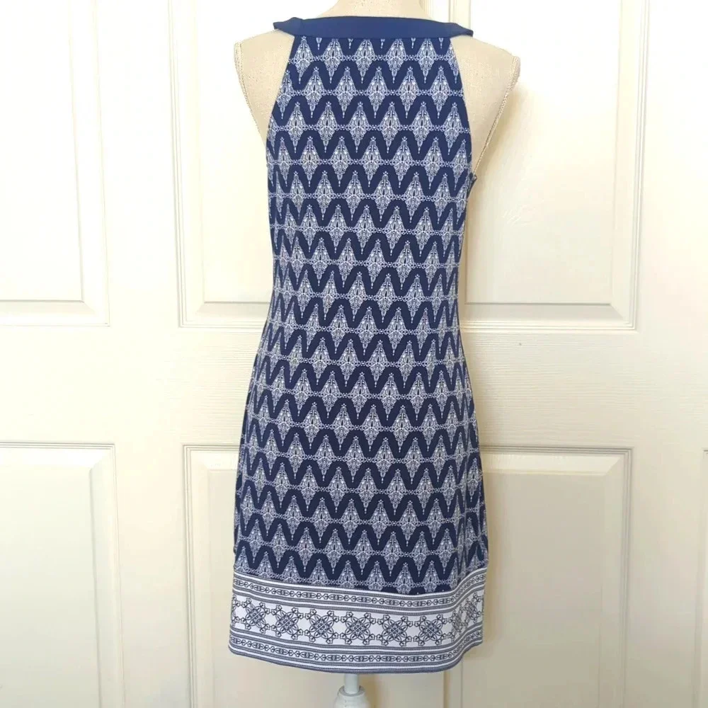 Magnolia Grace Embroidered Trim Knit Dress - Picture 8 of 10